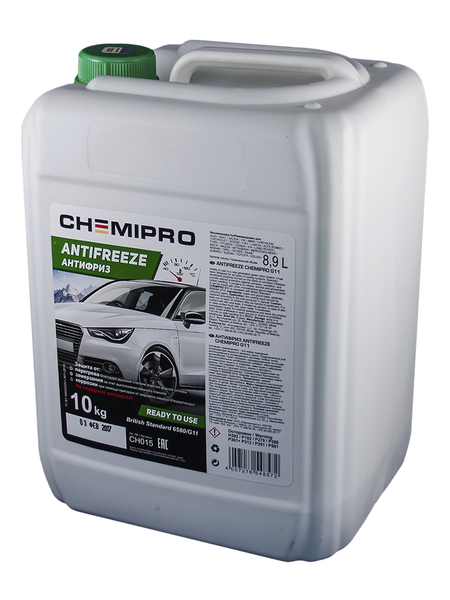 Охлаждающая жидкость Chemipro G11 зеленый, 10kg