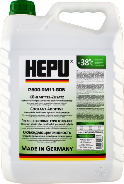 Антифриз HEPU P900-RM11-GRN-005