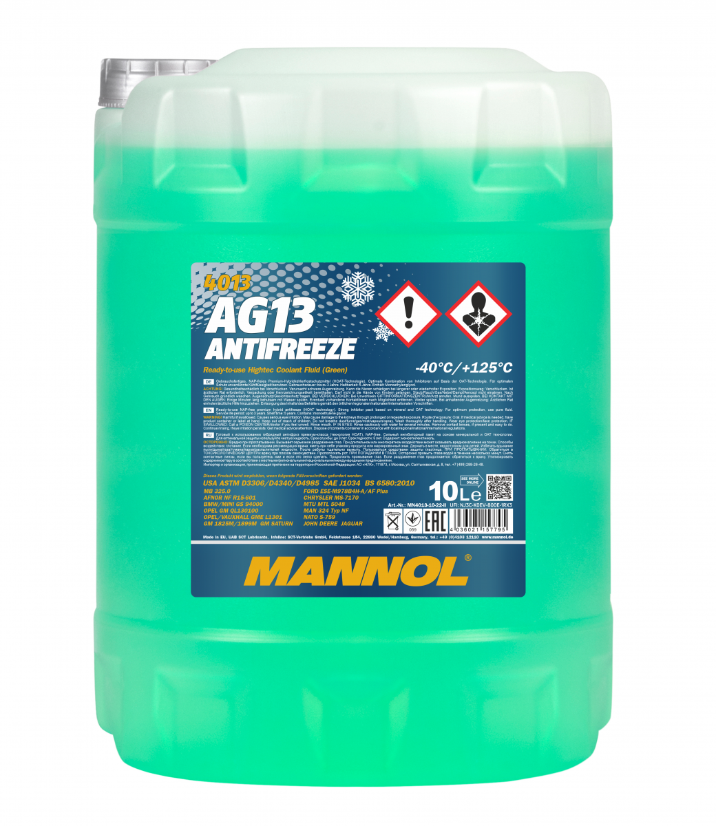 Антифриз MANNOL MN4013-10