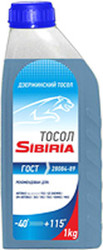 Охлаждающая жидкость Sibiria тосол -40 синий 1л