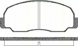 Комплект тормозных колодок 8110 10834 TRISCAN