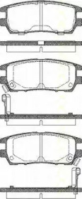 Комплект тормозных колодок 8110 42003 TRISCAN