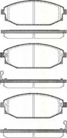Комплект тормозных колодок 8110 43009 TRISCAN