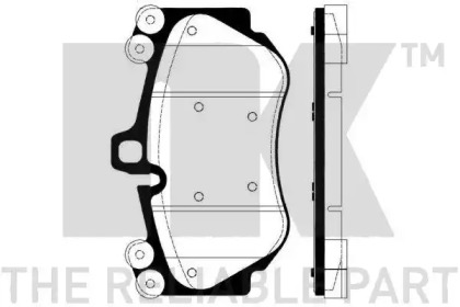 Комплект тормозных колодок 225610 NK