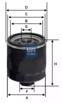 Фильтр 23.453.00 UFI