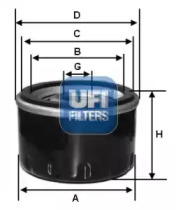 Фильтр 23.575.00 UFI