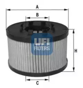 Фильтр 25.043.00 UFI