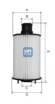 Фильтр 25.073.02 UFI