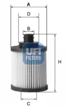 Фильтр 25.082.00 UFI