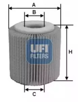 Фильтр 25.150.00 UFI