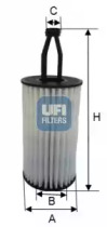 Фильтр 25.172.00 UFI
