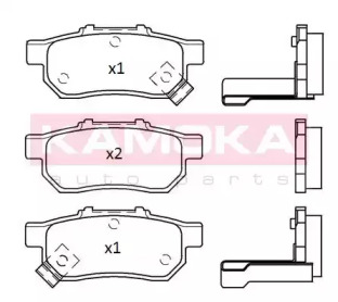 Комплект тормозных колодок JQ101191 KAMOKA