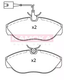 Комплект тормозных колодок JQ101195 KAMOKA