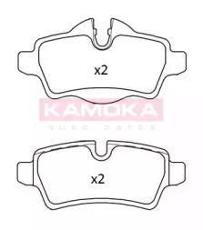 Комплект тормозных колодок JQ101227 KAMOKA