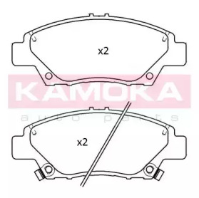 Комплект тормозных колодок JQ101267 KAMOKA