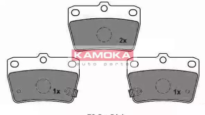 Комплект тормозных колодок JQ1013062 KAMOKA