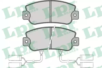 Комплект тормозных колодок 05P019 LPR