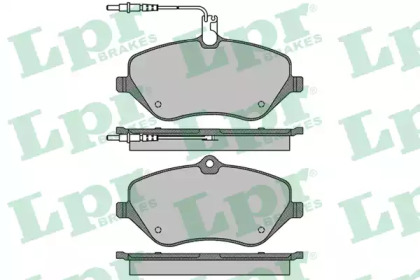 Комплект тормозных колодок 05P1666 LPR