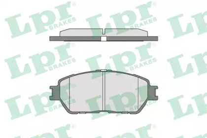 Комплект тормозных колодок 05P1792 LPR
