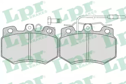 Комплект тормозных колодок 05P272 LPR