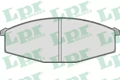 Комплект тормозных колодок 05P289 LPR