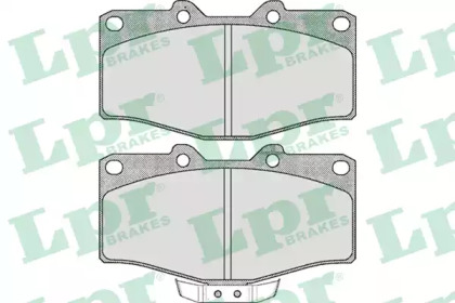 Комплект тормозных колодок 05P538 LPR