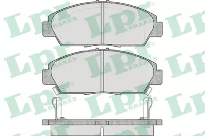 Комплект тормозных колодок 05P567 LPR