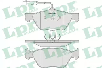 Комплект тормозных колодок 05P720 LPR