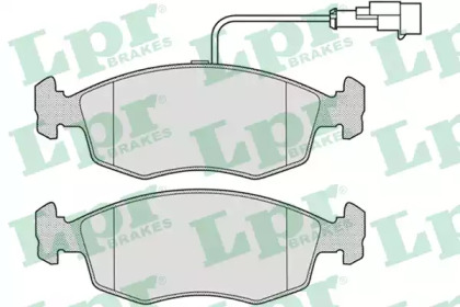 Комплект тормозных колодок 05P755 LPR