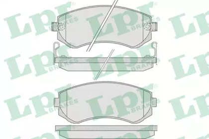 Комплект тормозных колодок 05P856 LPR