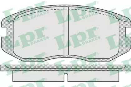 Комплект тормозных колодок 05P932 LPR