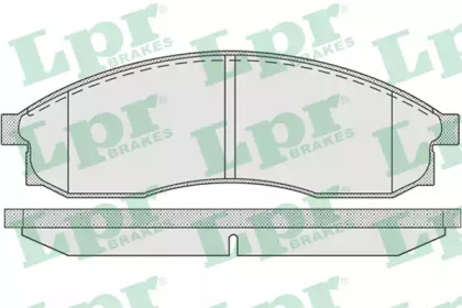 Комплект тормозных колодок 05P942 LPR