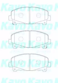 Комплект тормозных колодок BP-2060 KAVO PARTS