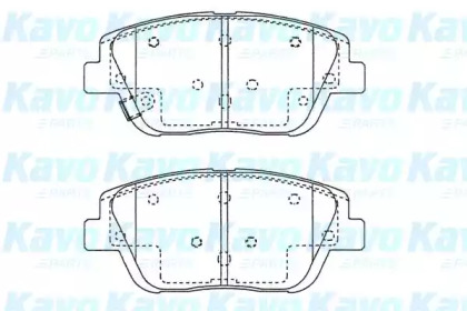 Комплект тормозных колодок BP-4028 KAVO PARTS