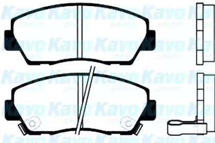 Комплект тормозных колодок BP-4513 KAVO PARTS