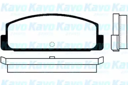 Комплект тормозных колодок BP-5520 KAVO PARTS