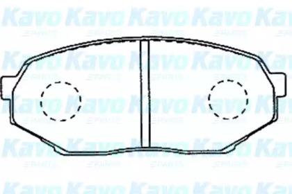 Комплект тормозных колодок BP-5534 KAVO PARTS