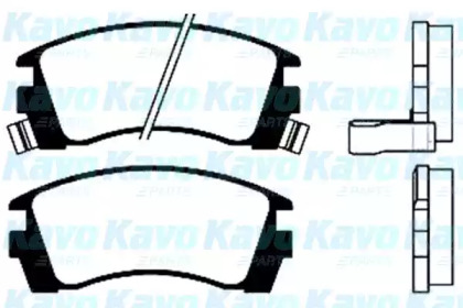 Комплект тормозных колодок BP-6523 KAVO PARTS