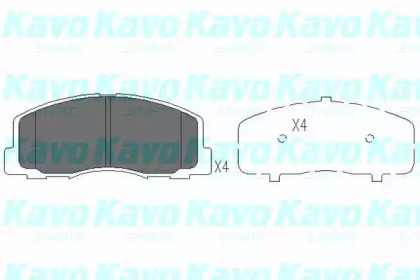 Комплект тормозных колодок KBP-5523 KAVO PARTS