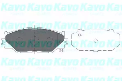 Комплект тормозных колодок KBP-9094 KAVO PARTS