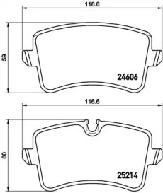 Комплект тормозных колодок P85120 A.B.S.