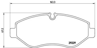 Комплект тормозных колодок PA6026 A.B.S.