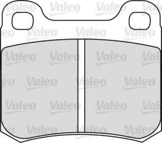 Комплект тормозных колодок 551012 VALEO