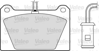 Комплект тормозных колодок 551003 VALEO