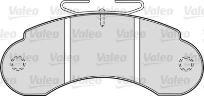 Комплект тормозных колодок 540441 VALEO