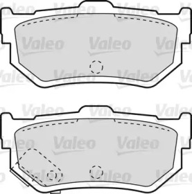 Комплект тормозных колодок 551695 VALEO