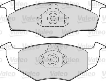 Комплект тормозных колодок 551791 VALEO