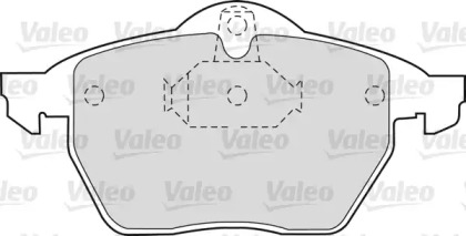 Комплект тормозных колодок 598321 VALEO