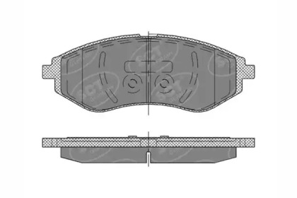 Комплект тормозных колодок SP 290 PR SCT Germany