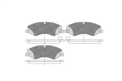 Комплект тормозных колодок SP 746 PR SCT Germany